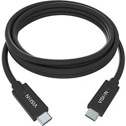 Vision TC 1MUSBC/BL câble USB 1 m USB 3.2 Gen 1 (3.1 Gen 1) USB B USB C Noir