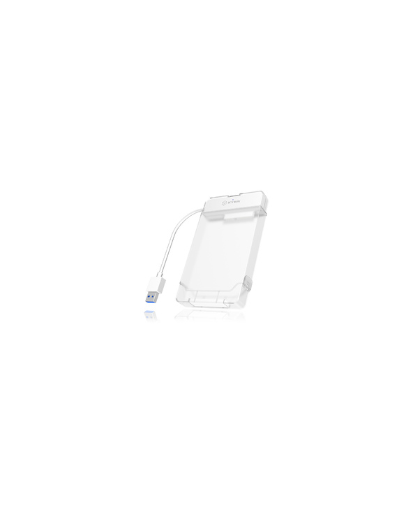 ICY BOX IB-AC703-U3 Boîtier disque dur/SSD Blanc 2.5"