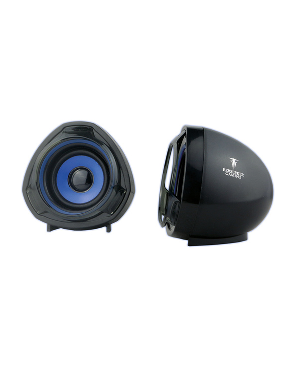 Berserker Gaming HATI BLEU haut-parleur Noir, Bleu Avec fil 5 W