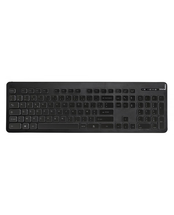 Urban Factory AWK02UF clavier Maison USB AZERTY Français Noir