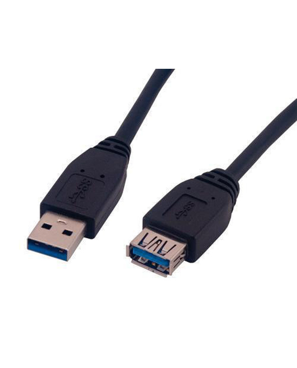 MCL MC923AMF-1M/N câble USB USB 3.2 Gen 1 (3.1 Gen 1) USB A Noir