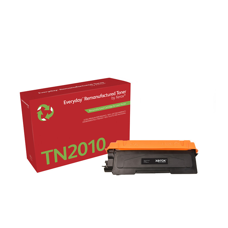 Remanufacturé Everyday Toner remanufacturé Mono Everyday de Xerox compatible avec Brother TN2010, Capacité standard