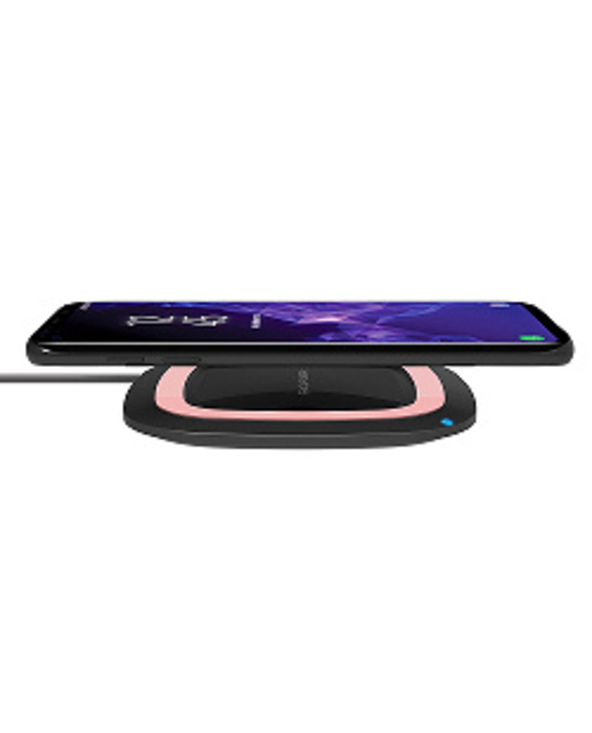 RealPower FreeCharge-10 Smartphone Noir Recharge sans fil Charge rapide Intérieure