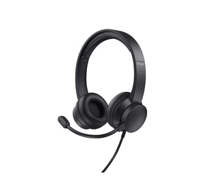 Trust Rydo Casque Avec fil Arceau Appels/Musique USB Type-A Noir