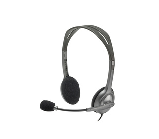 Logitech H111 Casque Avec fil Arceau Bureau/Centre d'appels Gris