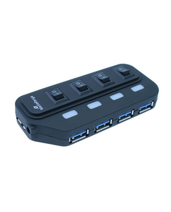 MediaRange MRCS505 hub & concentrateur 5000 Mbit/s Noir