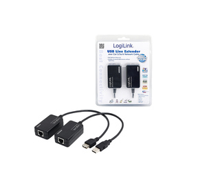 LogiLink Line Extender USB via CAT5/6 carte et adaptateur d'interfaces