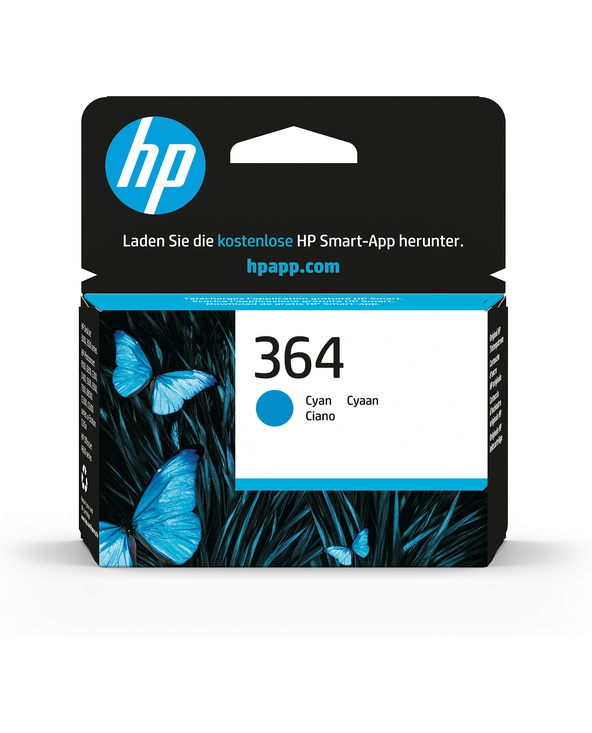 HP 364 cartouche d'encre cyan authentique
