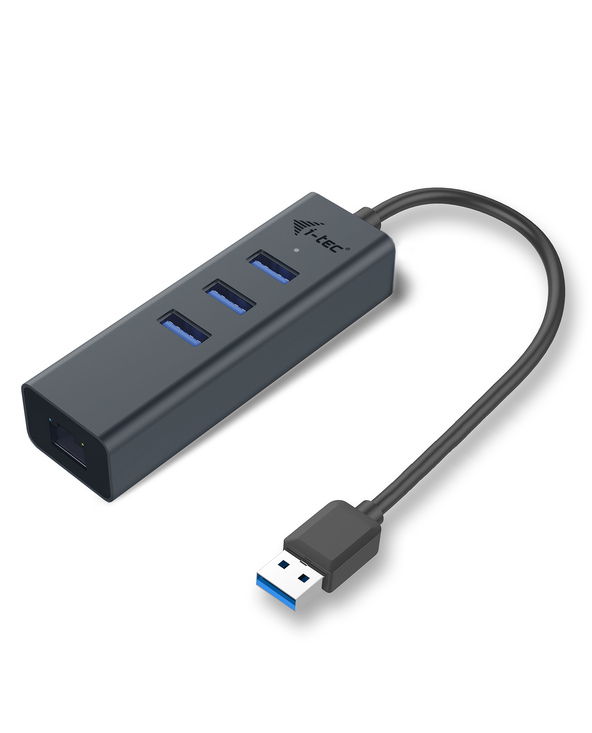 i-tec Metal USB 3.0 HUB 3 Port + Gigabit Ethernet Adapter