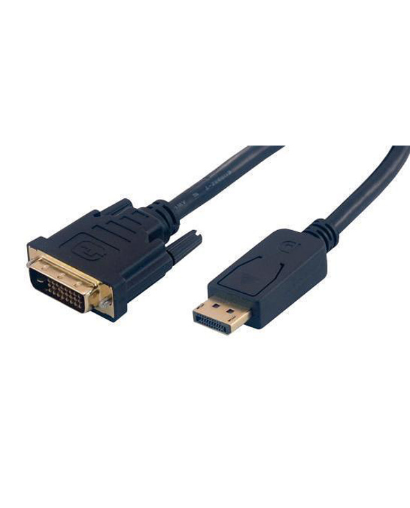 MCL MC393-3M DisplayPort DVI-D Noir