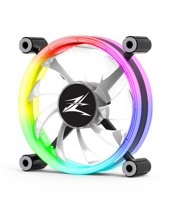 Zalman ZM-LF120 système de refroidissement d’ordinateur Boitier PC Ventilateur 12 cm Noir, Blanc