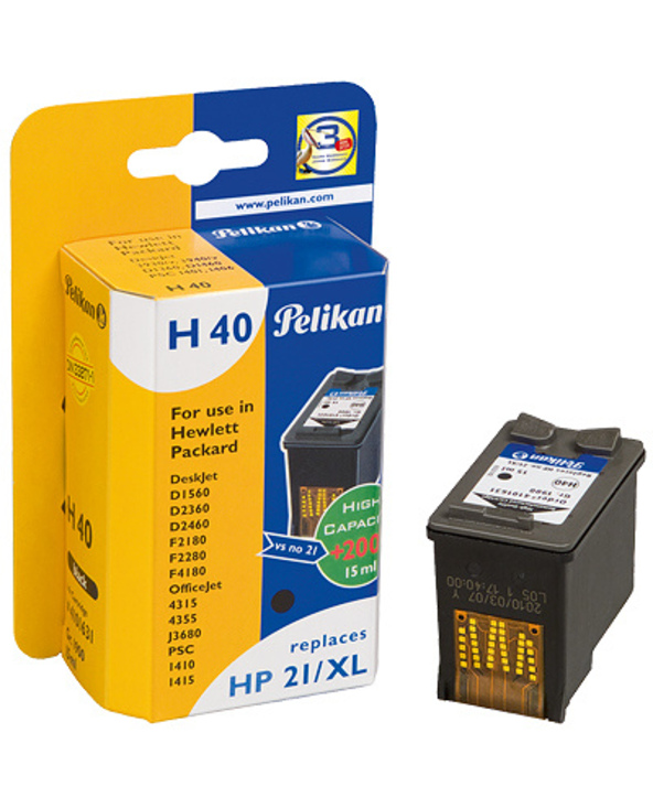 Pelikan H40 cartouche d'encre 1 pièce(s) Rendement élevé (XL) Noir