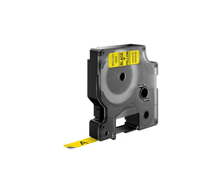 DYMO D1 - Standard Étiquettes - Noir sur jaune - 9mm x 7m