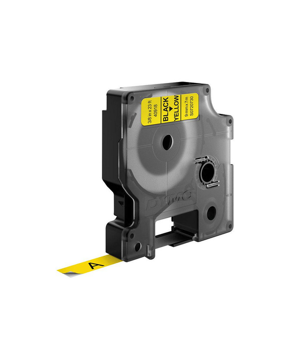 DYMO D1 - Standard Étiquettes - Noir sur jaune - 9mm x 7m