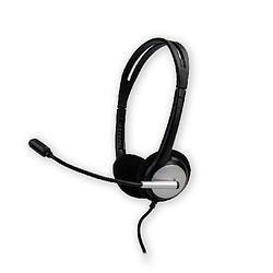 MCL CSQ-M/USB écouteur/casque Avec fil Arceau Bureau/Centre d'appels USB Type-A Noir, Argent