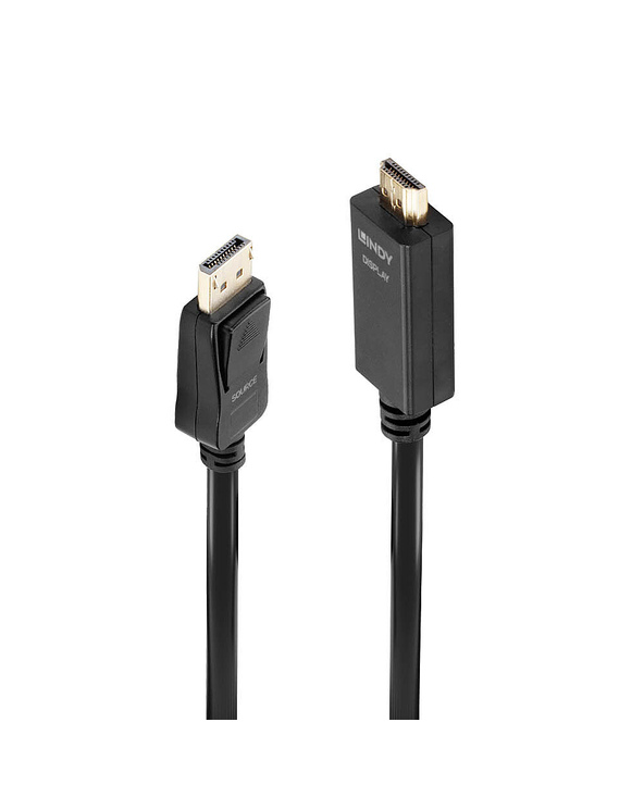 Lindy 36924 câble vidéo et adaptateur 5 m DisplayPort HDMI Type A (Standard) Noir Lindy 36924 câble vidéo et adaptateur 5 m DisplayPort HDMI Type A (Standard) Noir
