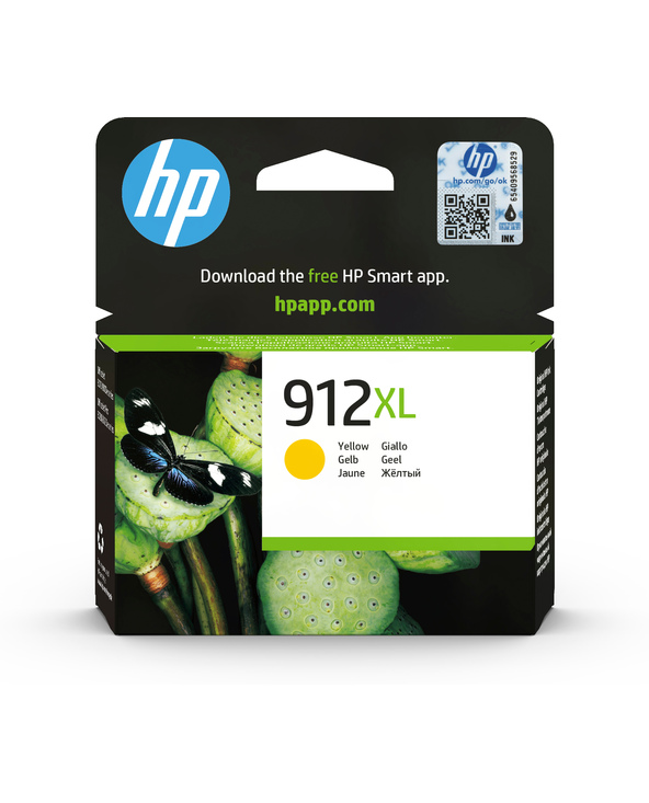 HP 912XL Cartouche d'encre jaune authentique, grande capacité