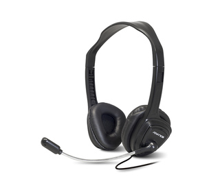 ADVANCE MIC-S765 écouteur/casque Avec fil Arceau Bureau/Centre d'appels Noir