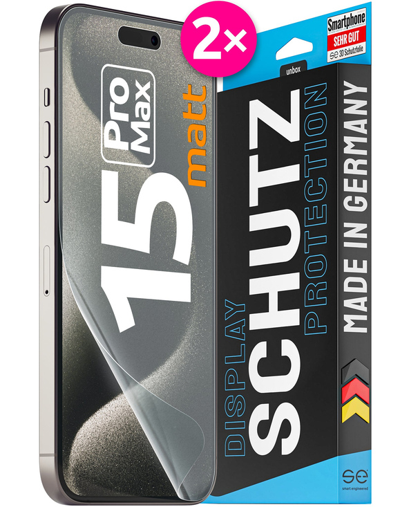 Smart Engineered SE0-F0102-0425-23-M écran et protection arrière de téléphones portables Protection d'écran transparent Apple 2 