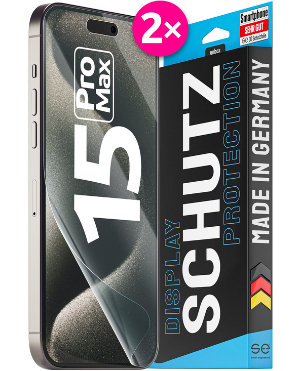 Smart Engineered SE0-F0101-0425-23-M écran et protection arrière de téléphones portables Protection d'écran transparent Apple 2 