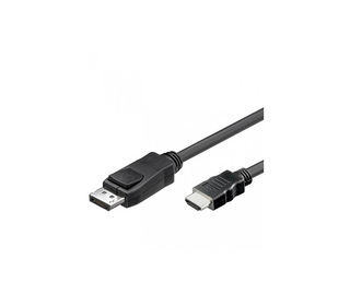 Techly ICOC-DSP-H12-010 câble vidéo et adaptateur 1 m DisplayPort HDMI Type A (Standard) Noir