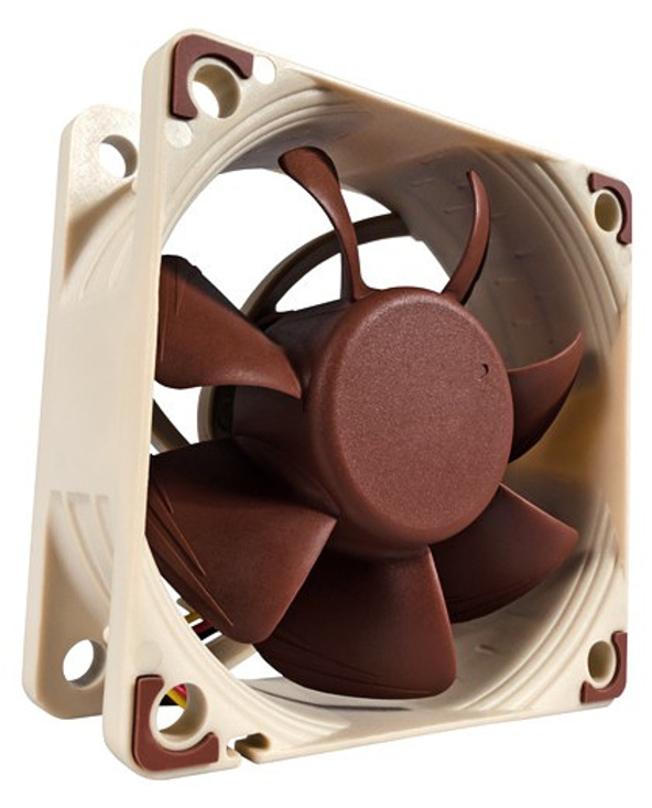 Noctua NF-A6X25 FLX système de refroidissement d’ordinateur Boitier PC Ventilateur 6 cm Marron