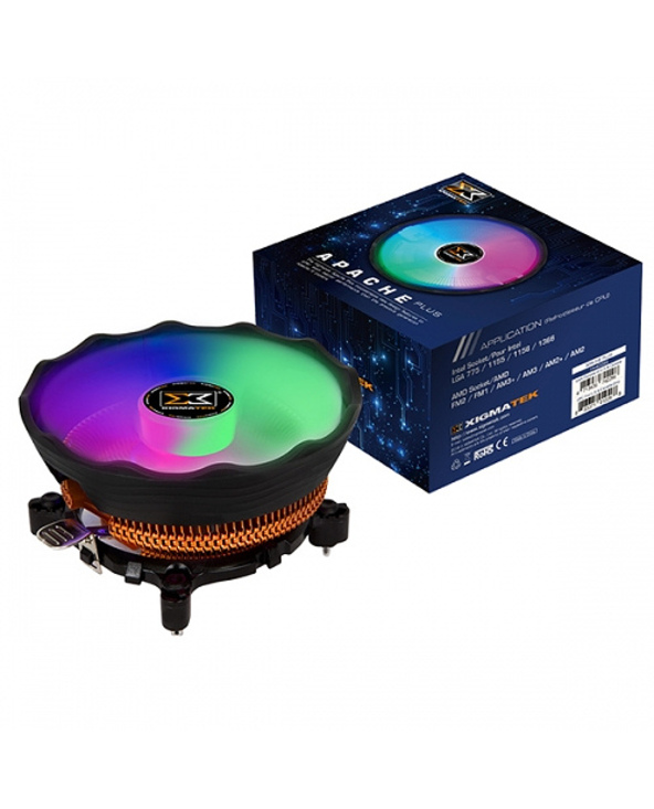 Xigmatek Apache Plus Processeur Refroidisseur de liquide tout-en-un 12 cm Noir, Cuivre 1 pièce(s)