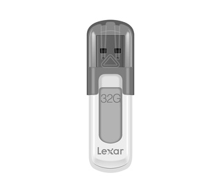 Lexar JumpDrive V100 lecteur USB flash 32 Go USB Type-A 3.2 Gen 1 (3.1 Gen 1) Gris, Blanc