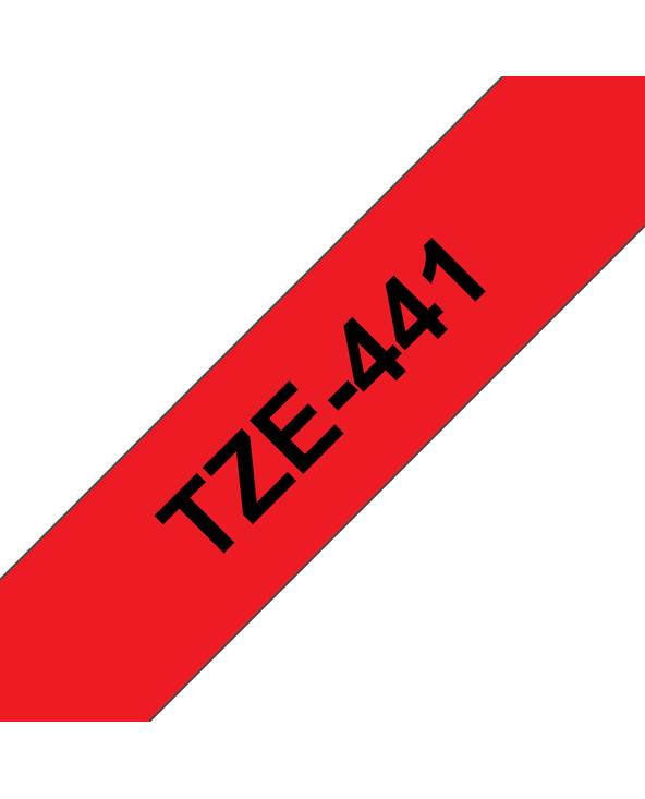 Brother TZE-441 ruban d'étiquette Noir sur rouge