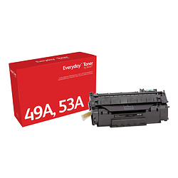 Everyday Toner Noir  de Xerox compatible avec HP 49A/53A (Q5949A/ Q7553A), Capacité standard