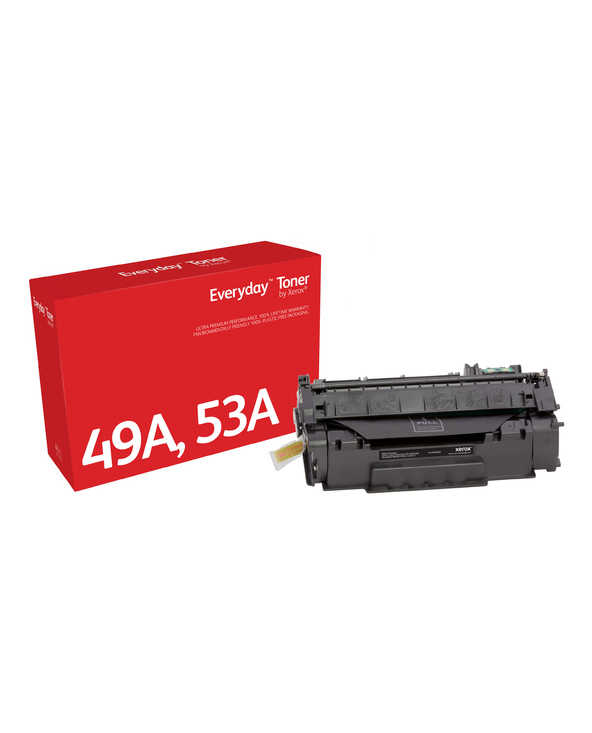 Everyday Toner Noir  de Xerox compatible avec HP 49A/53A (Q5949A/ Q7553A), Capacité standard