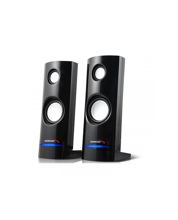 Audiocore AC860 haut-parleur 2-voies Noir Avec fil 4 W