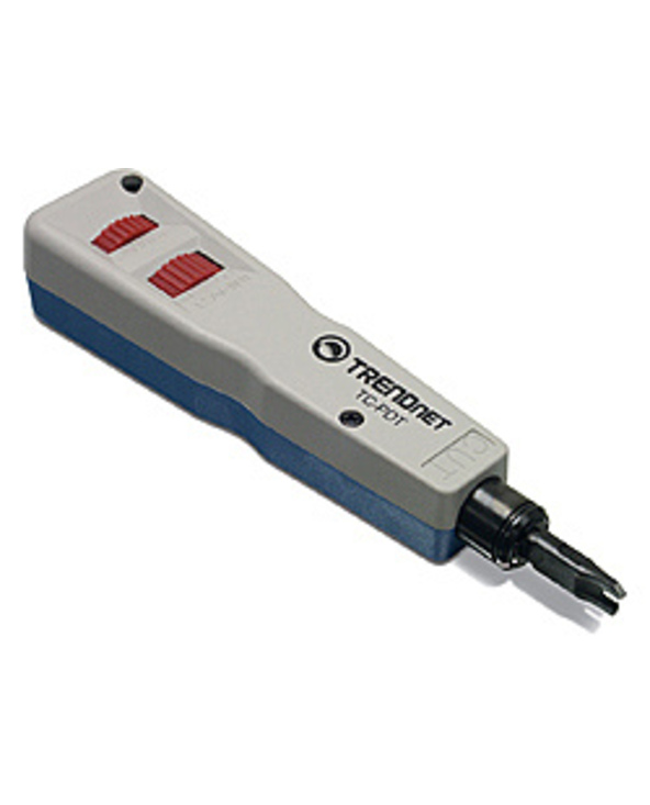 Trendnet TC-PDT Punch Down Tool with 110 and Krone Blade analyseur de réseaux Bleu, Blanc