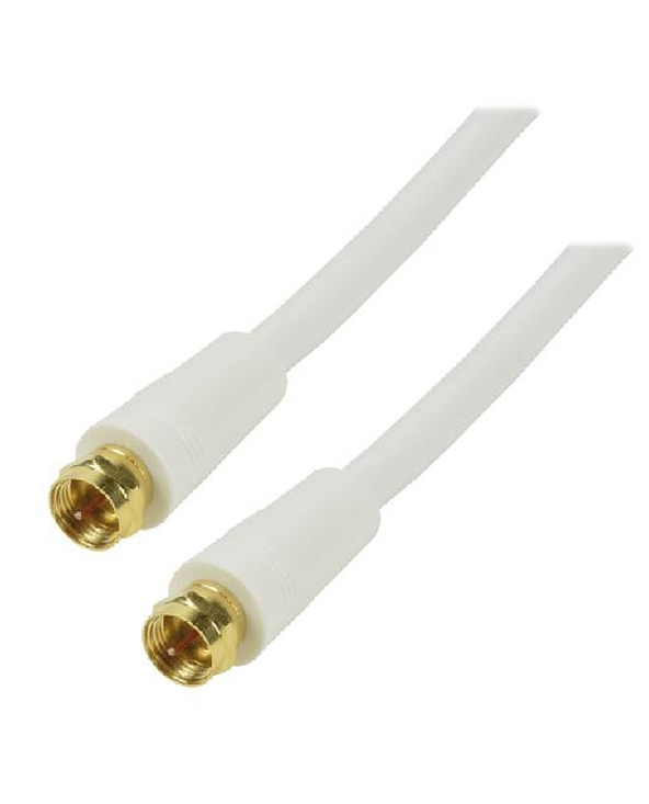 MCL MC787HQ-1M câble coaxial F Blanc