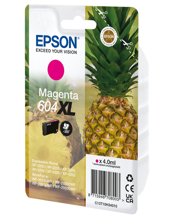 Epson 604XL cartouche d'encre 1 pièce(s) Original Rendement élevé (XL) Magenta
