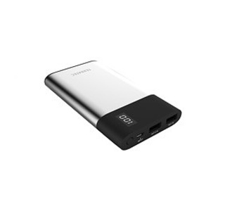 Terratec P80 Slim Lithium Polymère (LiPo) 8000 mAh Noir, Métallique