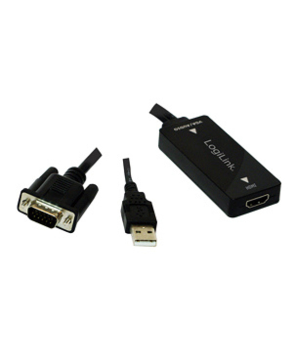 LogiLink CV0060 câble vidéo et adaptateur Noir