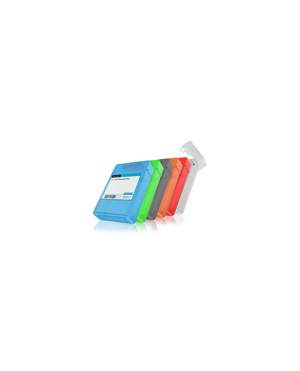 ICY BOX IB-AC602b-6 Étui Plastique Bleu, Vert, Gris, Orange, Rouge, Blanc ICY BOX IB-AC602b-6 Étui Plastique Bleu, Vert, Gris, Orange, Rouge, Blanc