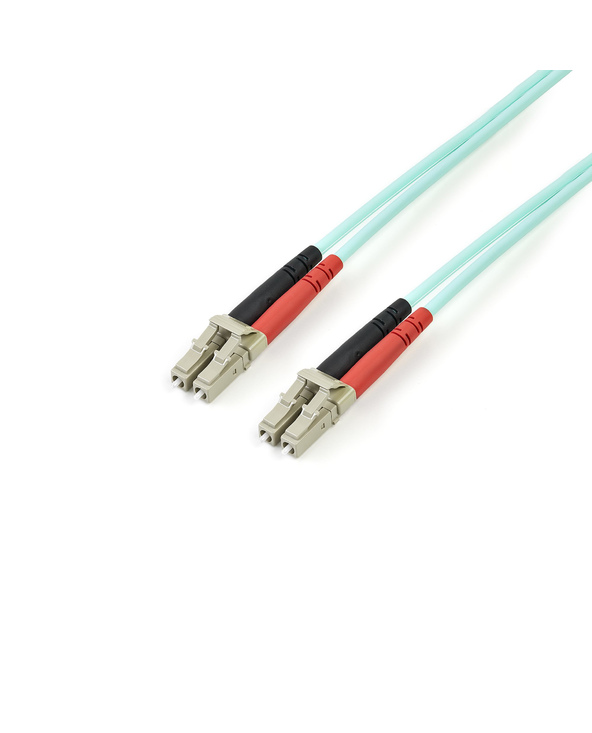 StarTech.com Câble Fibre Optique Multimode de 3m LC/UPC à LC/UPC OM4, Fibre Zipcord 50/125µm LOMMF/VCSEL, Réseaux 100G, Faible P