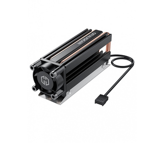 GRAUGEAR G-M2HS05-F système de refroidissement d’ordinateur M.2 NVMe SSD Refroidisseur d'air 2,5 cm Noir 1 pièce(s)