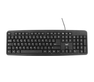 T'nB KBSUBK clavier Universel USB AZERTY Français Noir