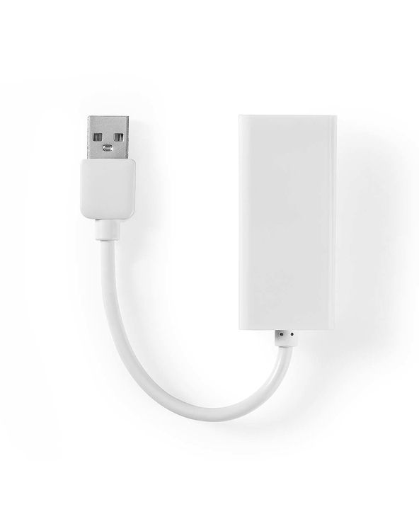 Nedis CCGB60950WT02 changeur de genre de câble RJ-45 USB 2.0 Type-A Blanc