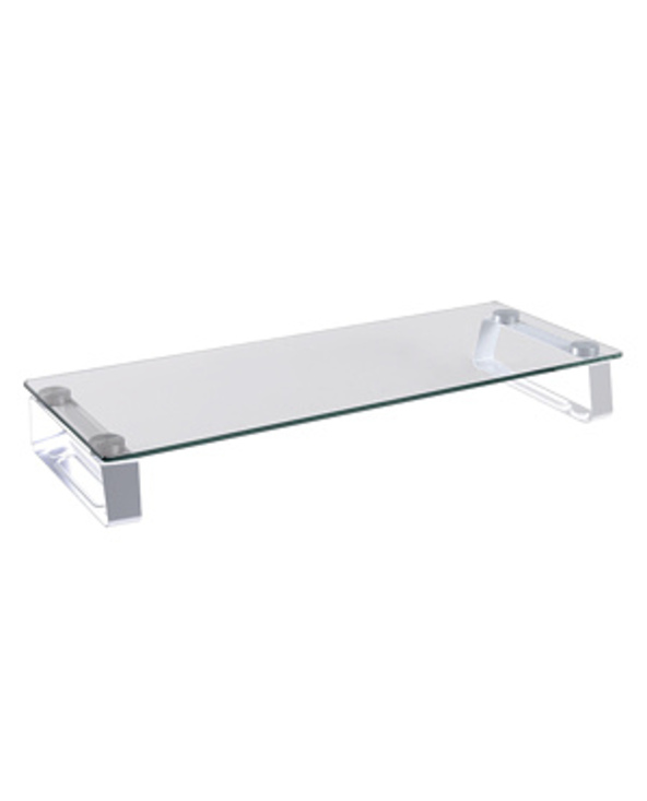 LogiLink BP0027 support d'écran plat pour bureau 81,3 cm (32") Métallique, Transparent