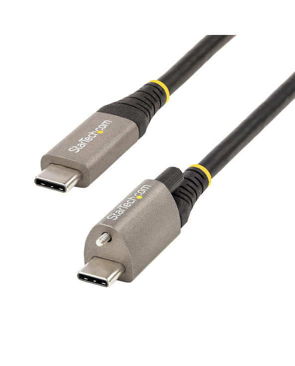 StarTech.com Câble USB C 10Gbps 1m à Verouillage par Vis Supérieure - Câble USB 3.2 Gen 2 Type-C - 100W/5A Power Delivery, DP Al