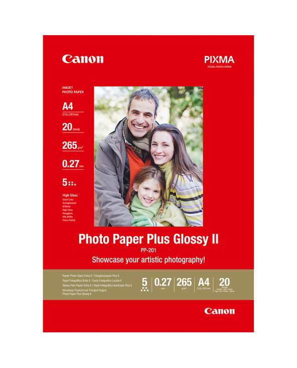 Canon Papier photo brillant extra II A4 PP-201 - 20 feuilles