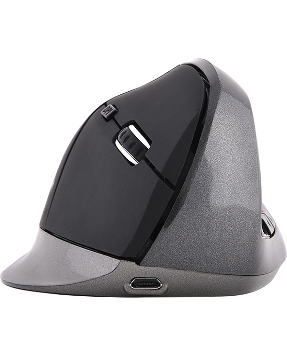 Bluestork M-WL-ERGO-BK souris Bureau Droitier RF sans fil 1200 DPI