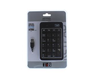 T'nB MPV1 clavier numérique Ordinateur portable USB Noir