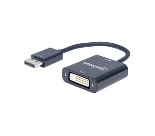Manhattan 152228 câble vidéo et adaptateur 0,23 m DisplayPort DVI-D Noir