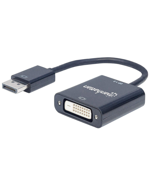 Manhattan 152228 câble vidéo et adaptateur 0,23 m DisplayPort DVI-D Noir