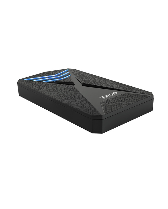TooQ TQE-2550BL Boîtier de disques de stockage Boîtier disque dur/SSD Noir 2.5"